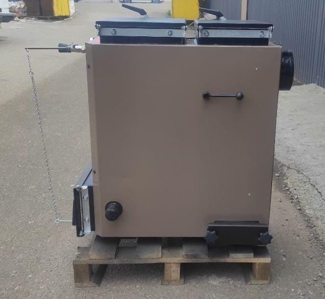 Котел шахтний Холмова Bizon Trio від 8 до 150 кВт з верхньою загрузкою