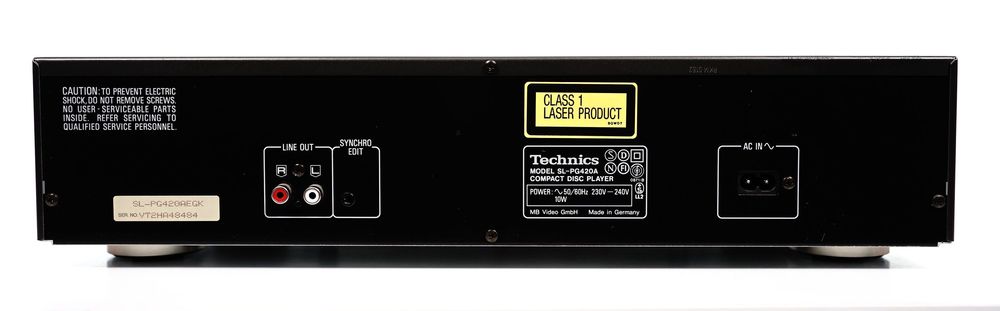 Odtwarzacz CD TECHNICS SL-PG420A MASH 4DAC laser Philips CDM4/19