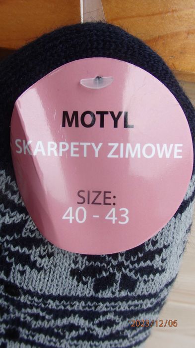 Skarpety zimowe świąteczne - Rozmiar 40-43.