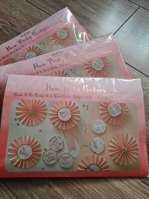 Przypinki wieczór panieński