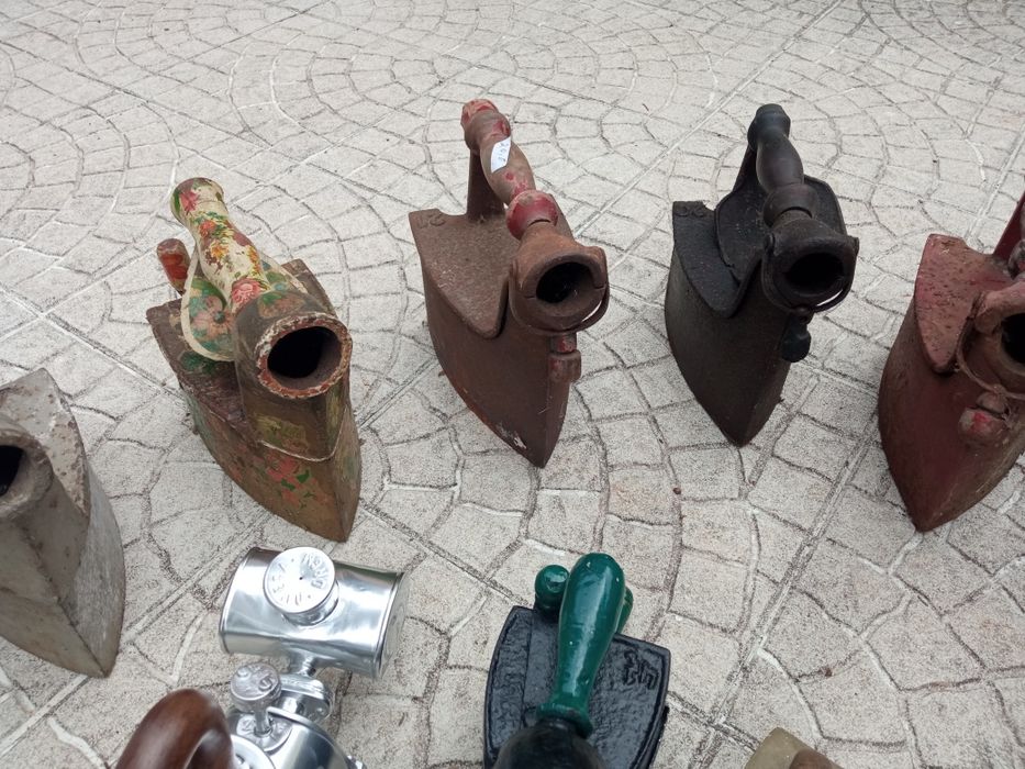 Iron Collection. Small, medium, and large irons, almost all from64550205773698124