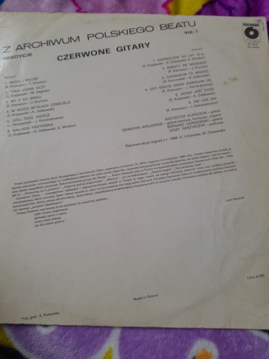 Czerwone Gitary Z archiwum Polskiego Beatu reedycja vol7