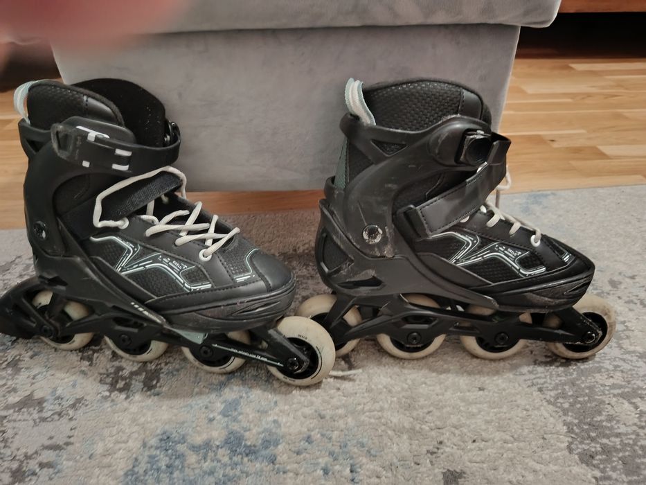 Rolki czarne chłopięce