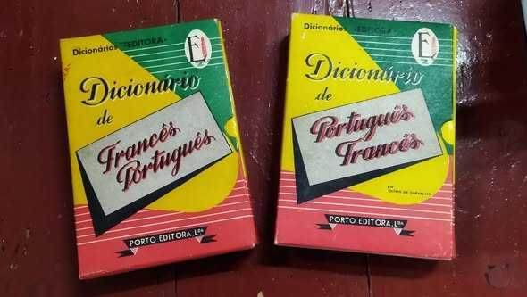 2 Dicionários Francês Português, Português Francês