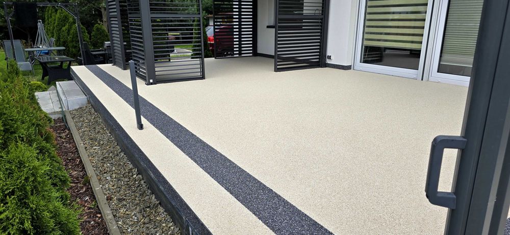 Posadzki żywiczne, izolacje balkonów, tarasów, kamienny dywan, garaże