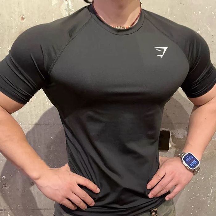 ‼️ БЕЗ ПРЕДОПЛАТИ ‼️ Рашгард Gymshark/компресійна футболка Gymshark