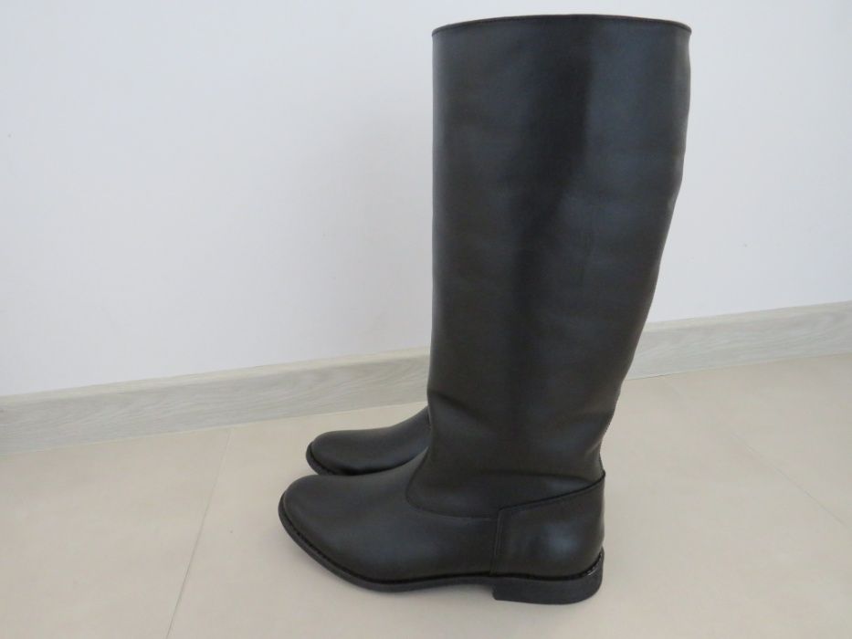 Oficerki skórzane nieusztywniana kostka/z usztywnieniem