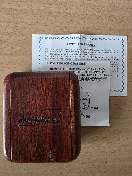 Relógio Faulding, marca SWEDA