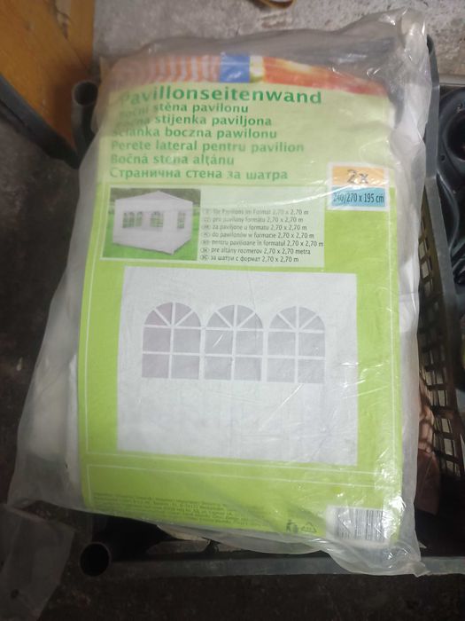 Nowe ściany do namiotu