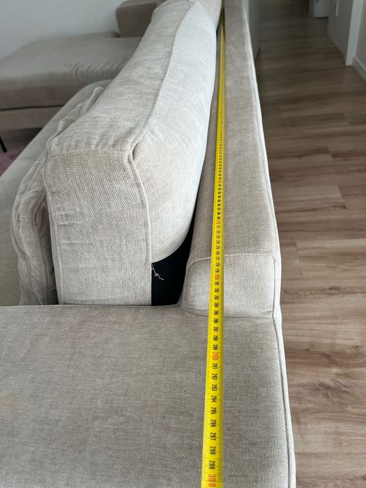 Sofá 4 lugares com chaise long