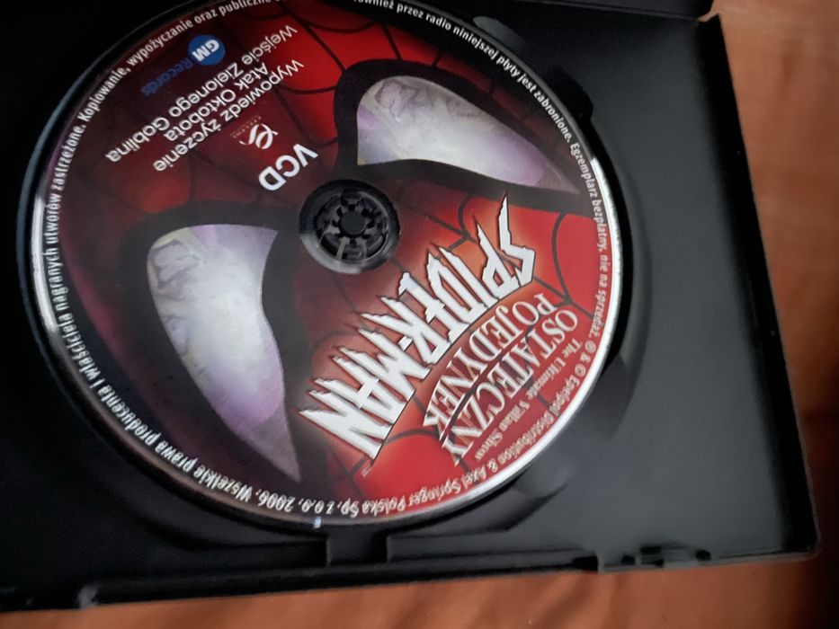 Plyta film dvd Spider-Man Ostateczny pojedynek