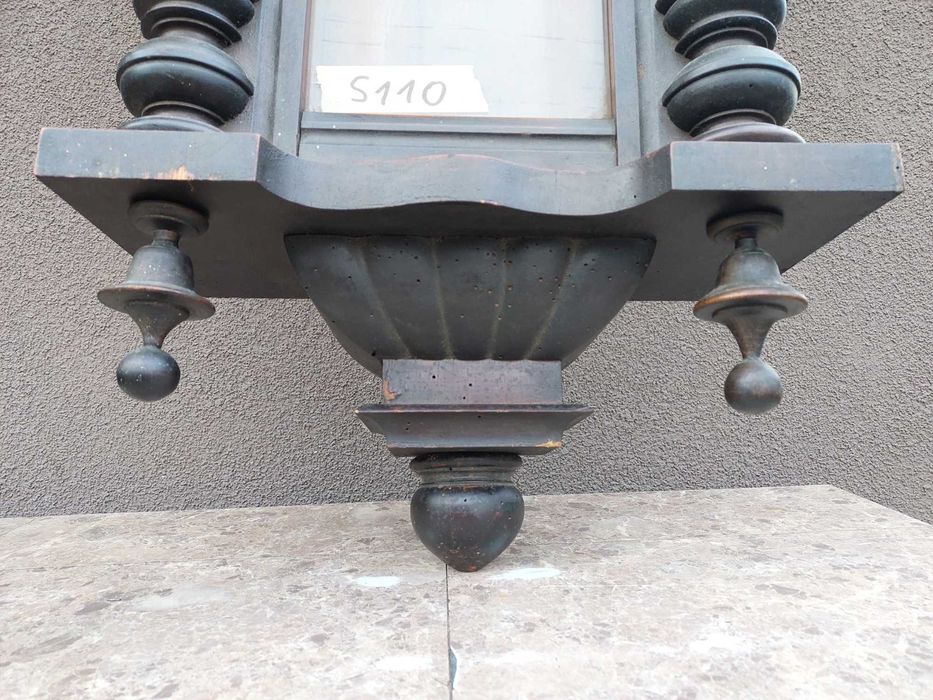 S110 Skrzynia obudowa starego zegara szafka witrynka kapliczka