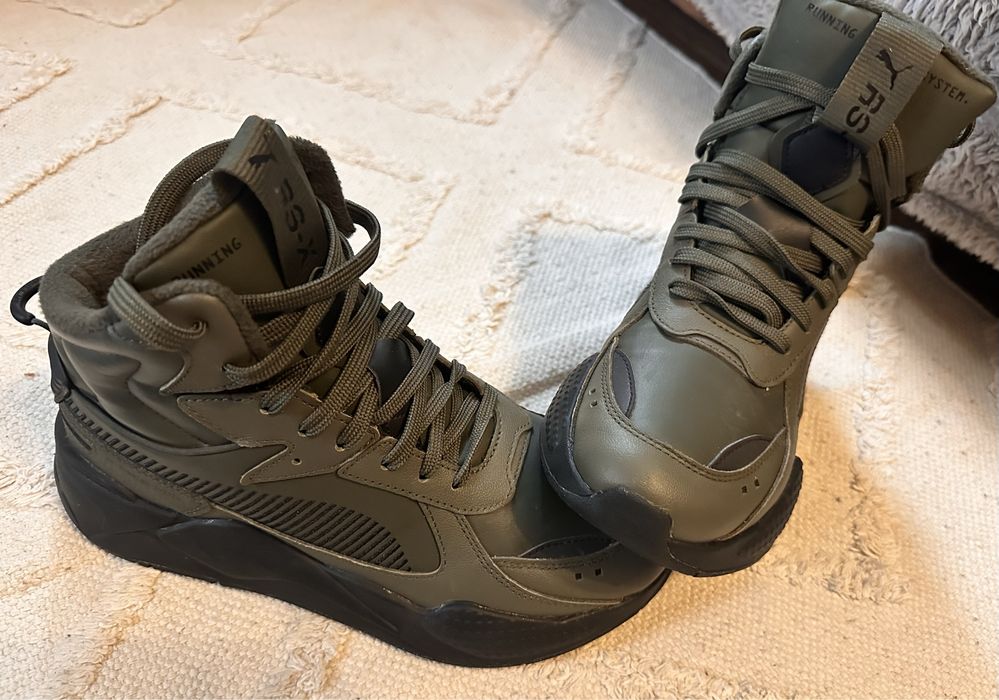 Кросівки 38-39 розмір Puma RS-X Mid Leather Forest Night 389211-02