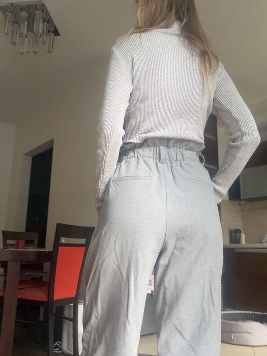 Szary golf old money basic casual