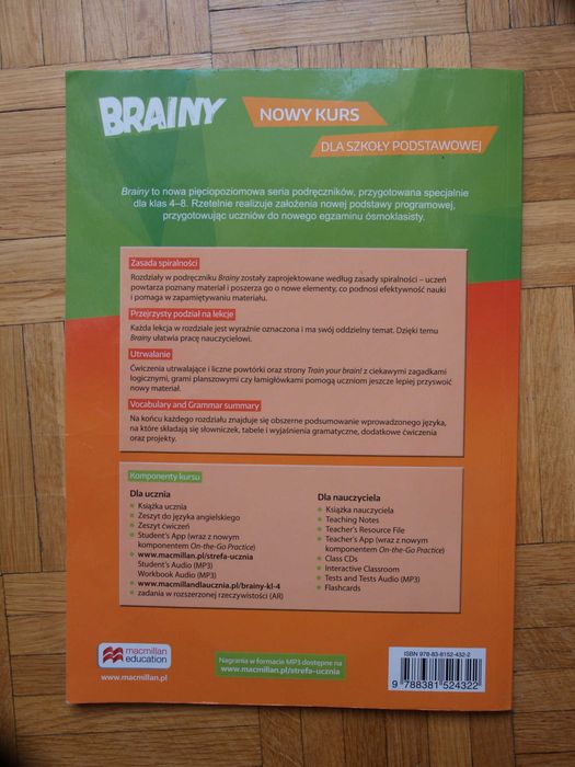 Brainy 4 Książka nauczyciela, Macmillan