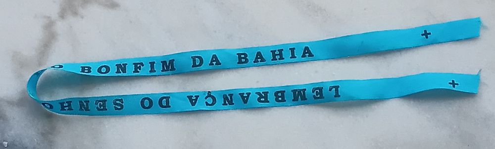 Pulseira da Senhora do Bonfin . Trouxe da igreja do Bonfim  S Salvador