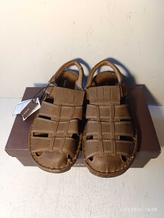 sandały skórzane męskie Cesare Cave