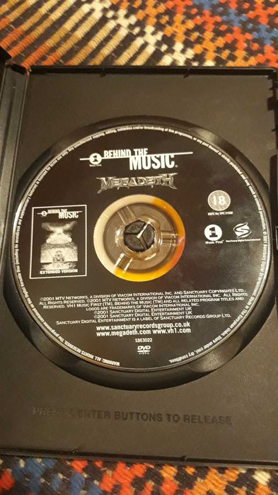 Megadeth - Behind the Music - DVD - portes incluídos
