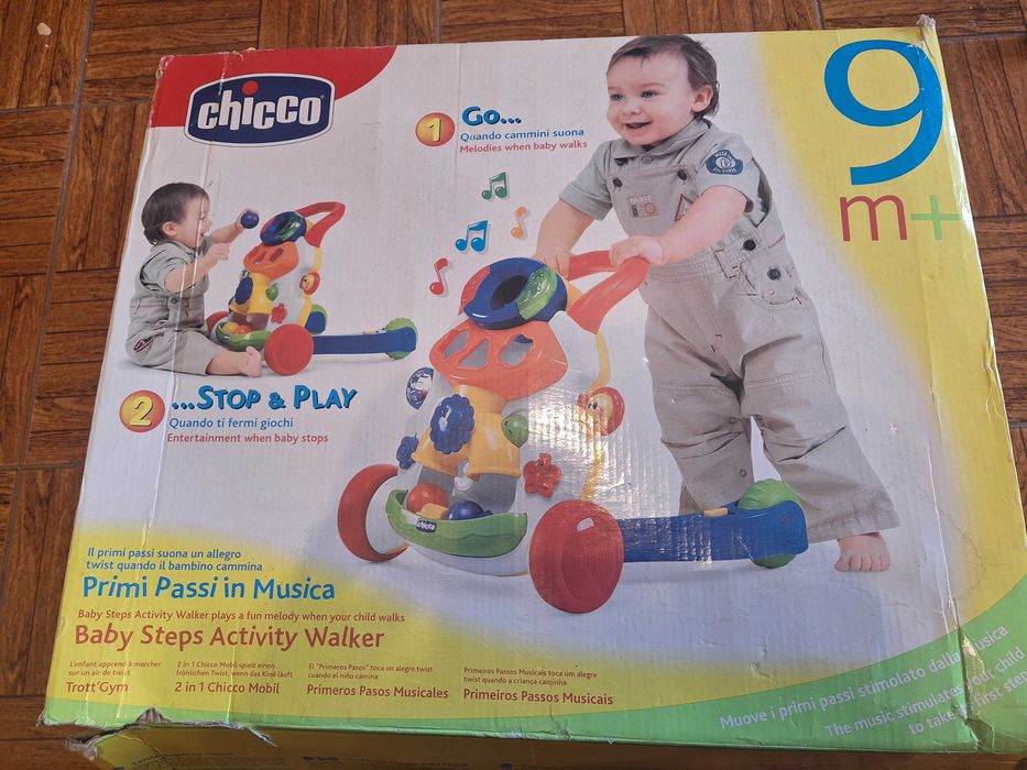 Brinquedos de bebé – Andador e Centro de Atividades