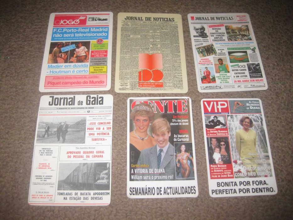 6 Calendários de "Capas de Revistas e Jornais"