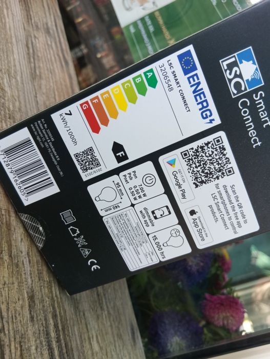 Смарт розумна LED лампа WiFi з Европи Amazon