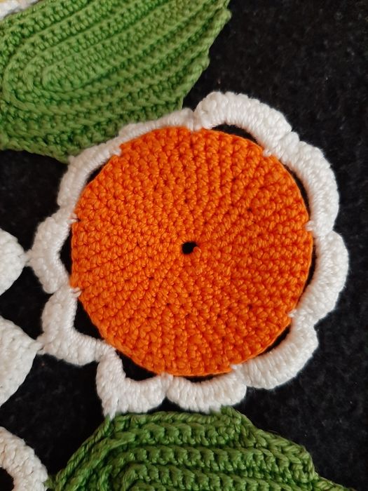 Toalha Vintage em croché feita integralmente à mão