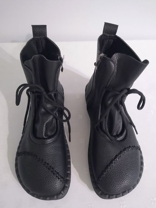 Buty skóra czarne nr38
