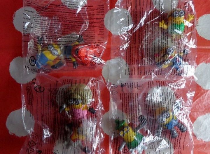 NOWY zestaw figurki minionki happy meal mc donalds mcdonalds etap 5