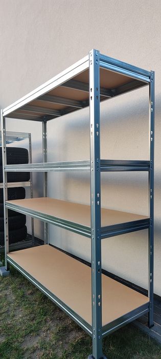 Regał Magazynowy Wysoki do Warsztatu, Garażu 200x200x70 cm 4P/450 kg