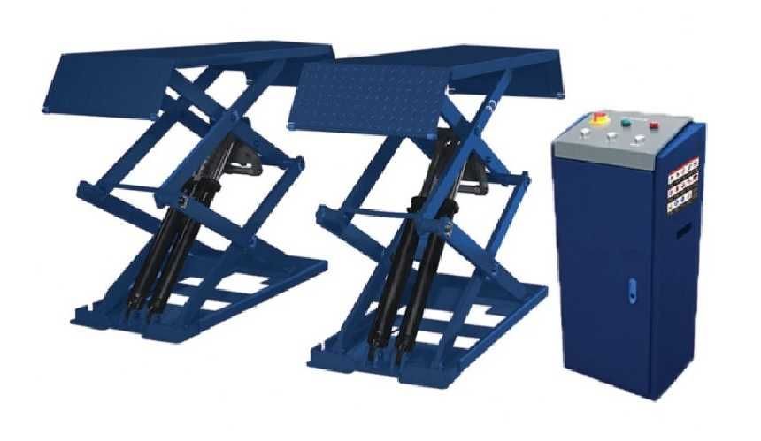 Elevador de tesoura de baixo perfil para 3Ton