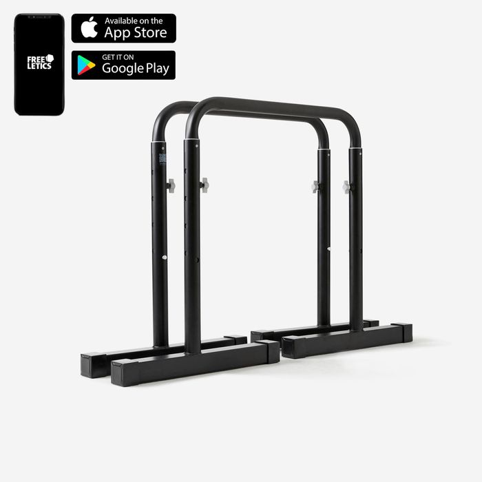 Barras de Fundos Ajustáveis e Compactas Musculação TS 100