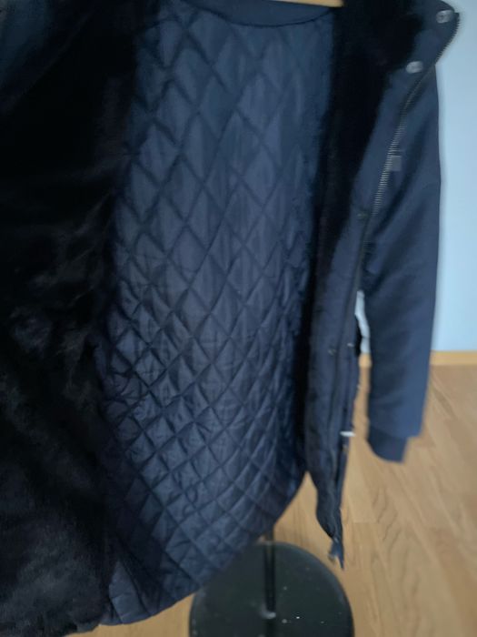 Granatowa kurtka parka damska Yas S- M