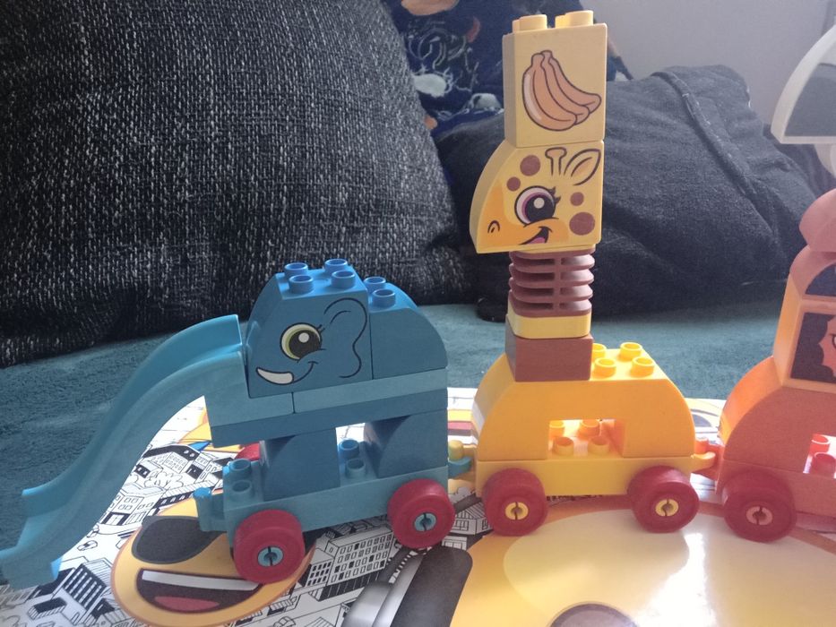 3 zestawy klocków lego duplo