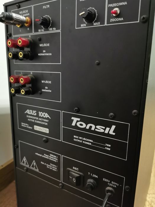 Amplituner rx-v450 yamaha , kolumny altus 75 , subwoofer altus 100A