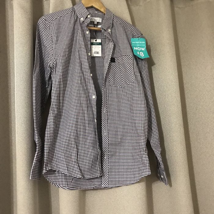 Стильна чоловіча сорочка в клітинку від фірми Next