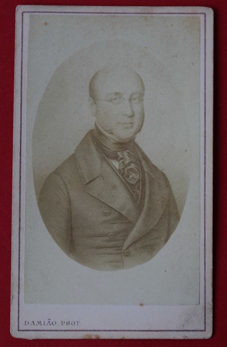 Conde de Rendufe CDV Damião Photographia Nacional Lisboa