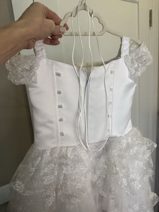 Сукня біла Сніжинки, Костюм Сніжинки 5-6 років