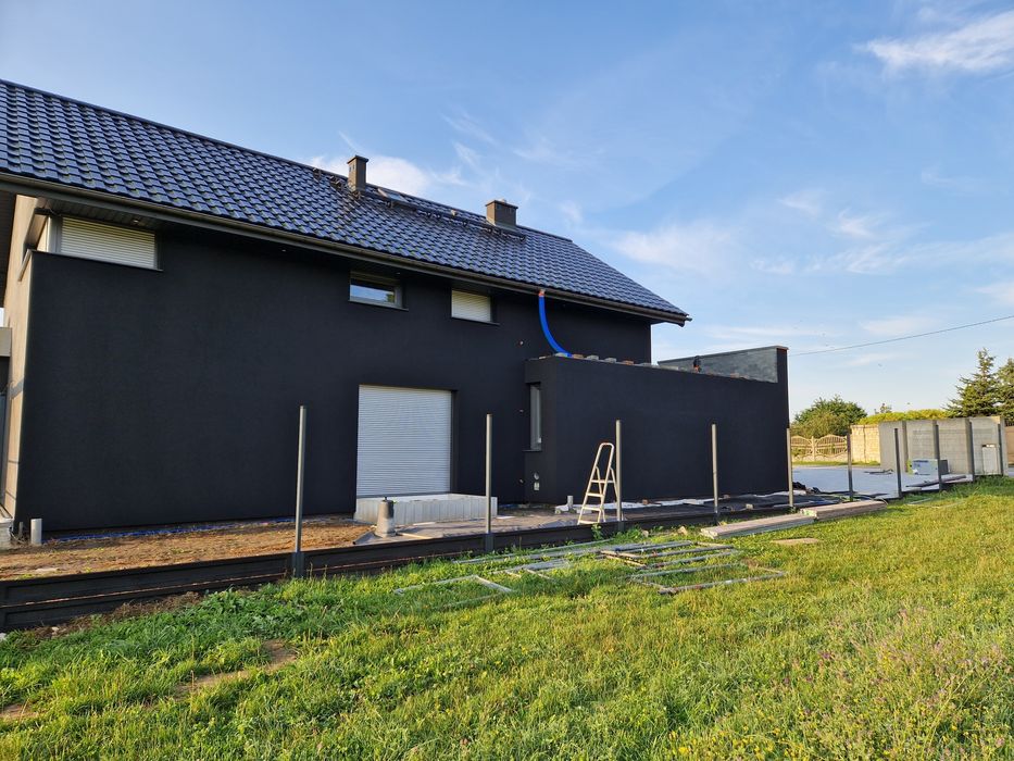 Tynk silikonowy czarny 1,0 baranek