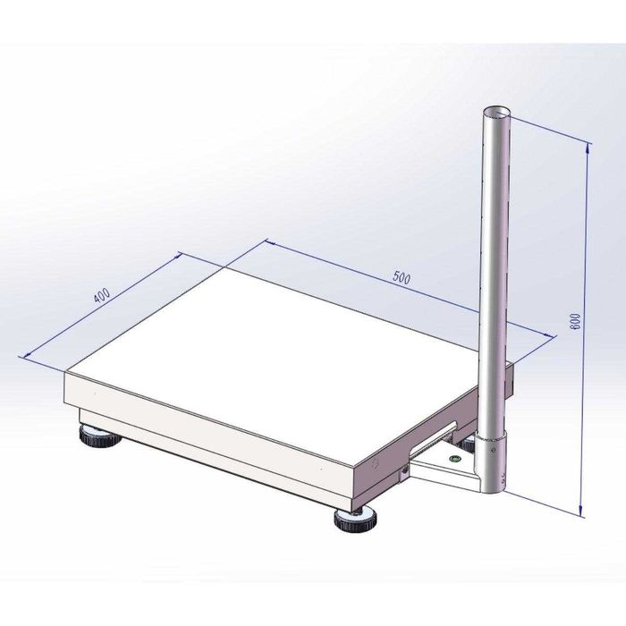 Waga do paczek 150kg 40x50 cm LCD Lilascale