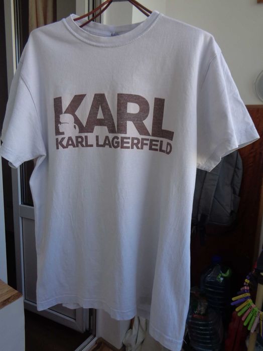 футболка принт KARL LAGERFE.. р М Германія добр стан див опис