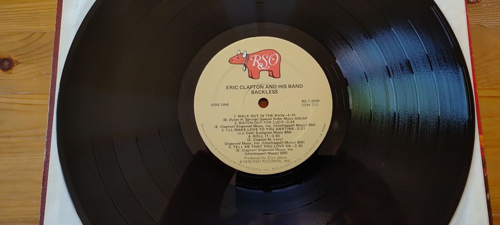 Eric Clapton - Backless, Winyl
