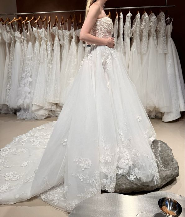 Suknia ślubna Milla Nova Bright XS WDC-03 ze zdobieniami, 2025