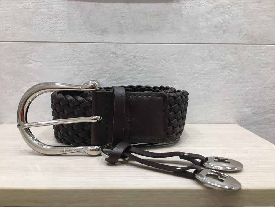 Piękny skórzany pasek Michael Kors, 110 cm, stan idealny