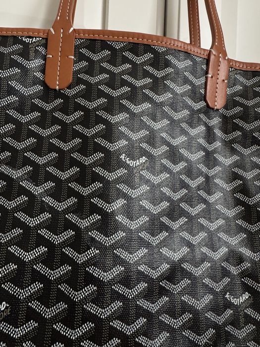 Torebka shopper bag Goyard logowana logo torba brązowa duża