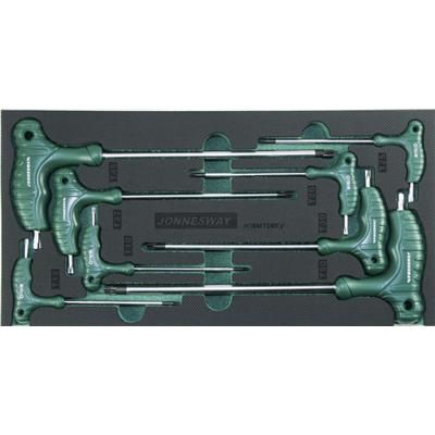 Zestaw kluczy wpustowych TORX z uchwytem 8szt