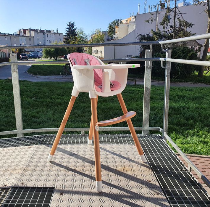 Krzesełko drewniane, do karmienia Kinderkraft Sienna! Nowe Sklep