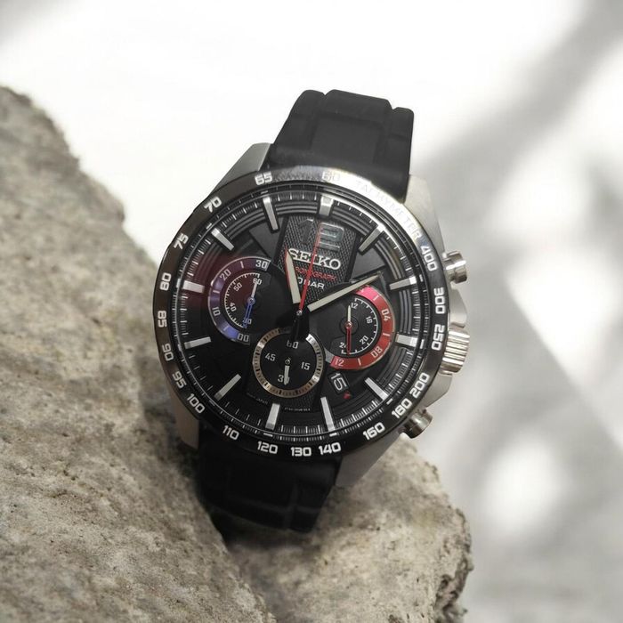 Na Lewara Zegarek męski Seiko Chronograph SSB347P1