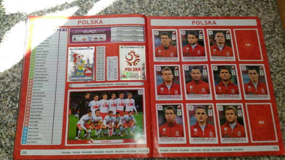 Caderneta do euro 2012