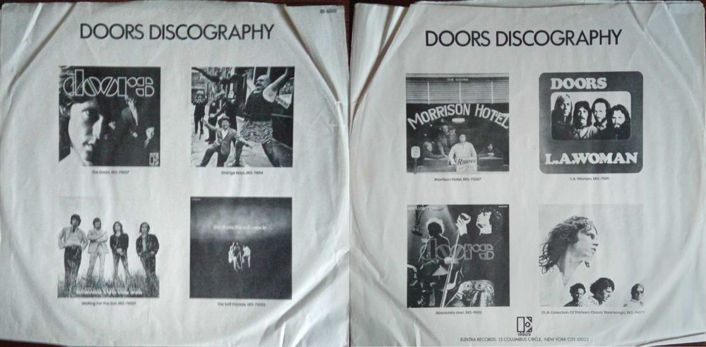 Doors	- - - - -	Weird Scenes Inside The Gold Mine	- - - - -	2 X LP