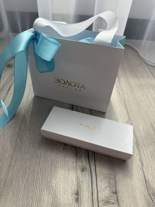 Кольє краватка трансформер білого золота